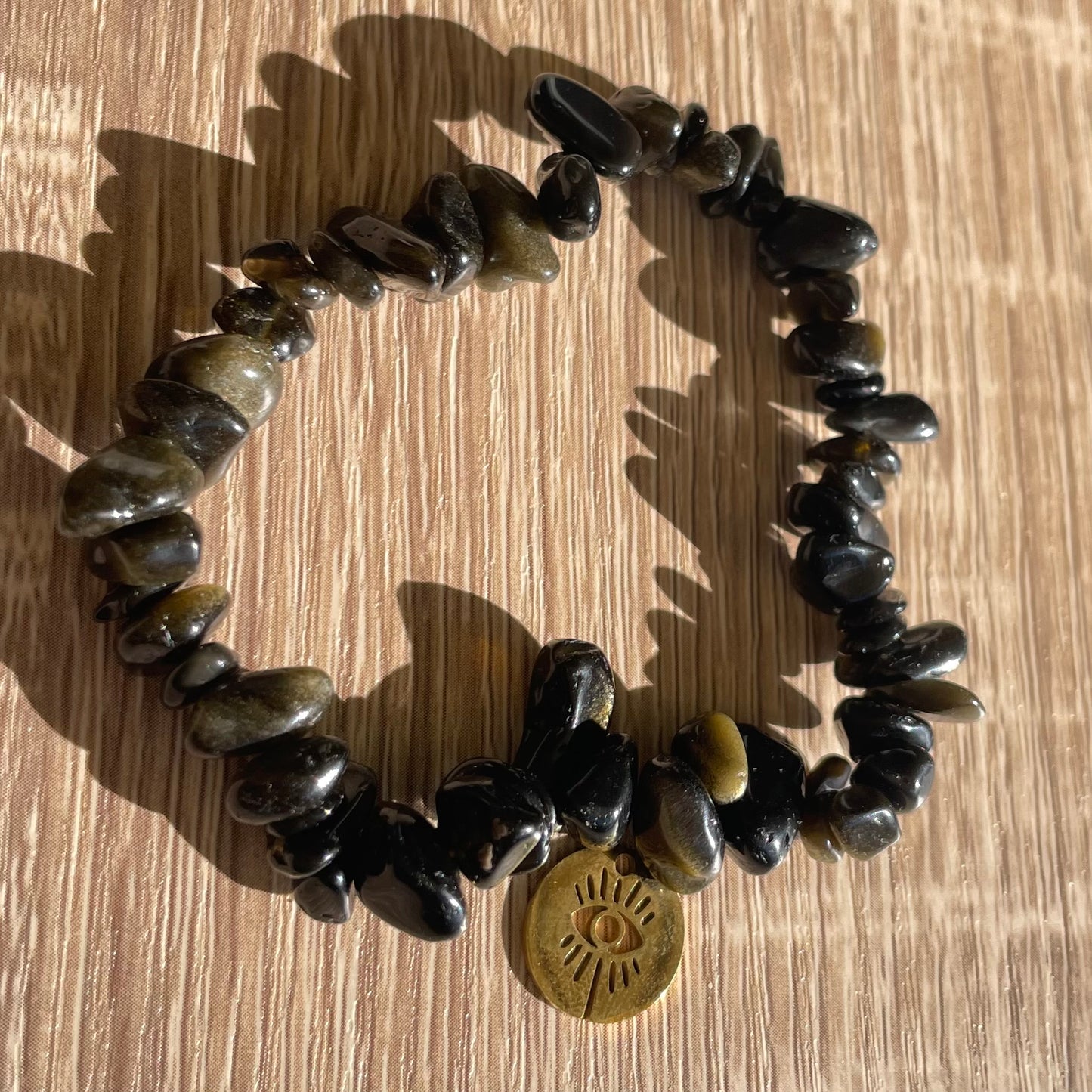 Bracelet obsidienne personnalisable