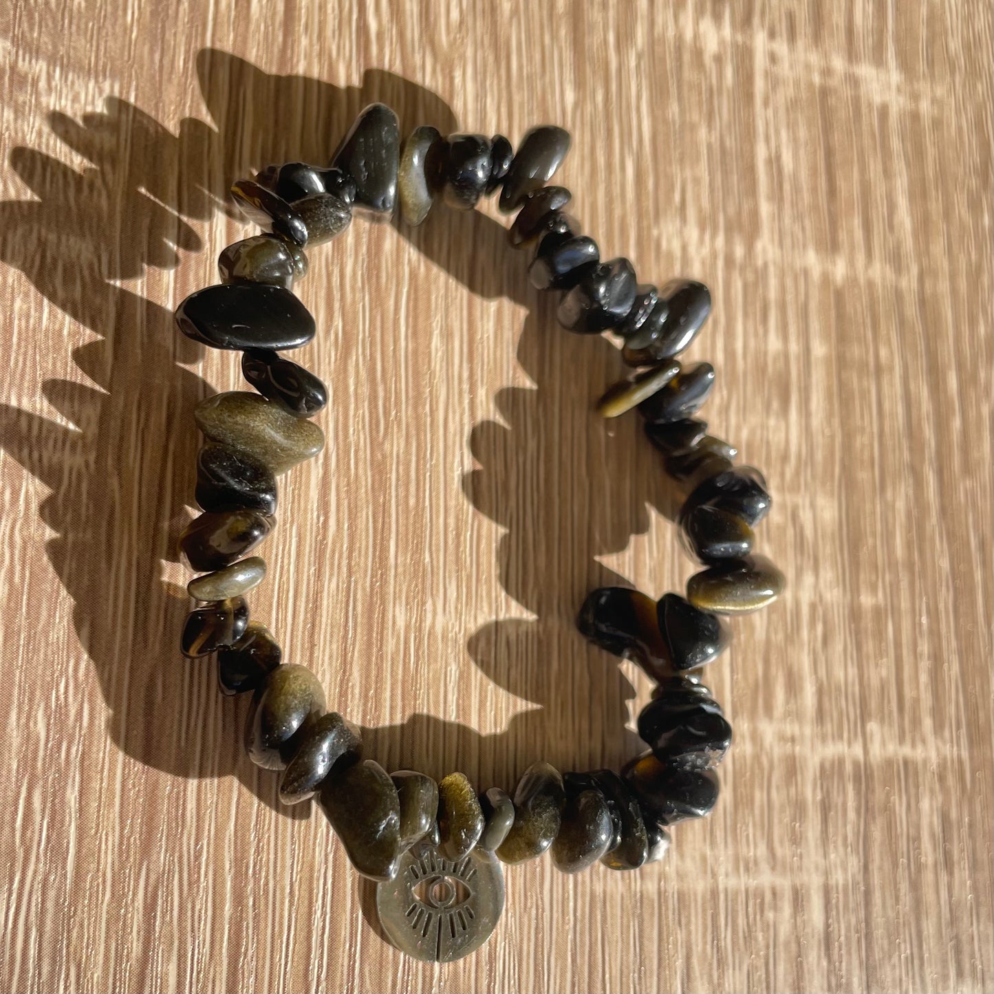 Bracelet obsidienne personnalisable