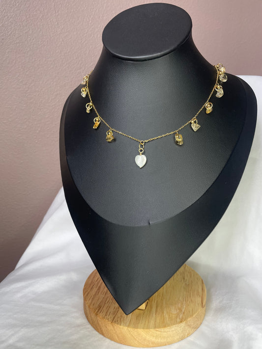 Collier citrine